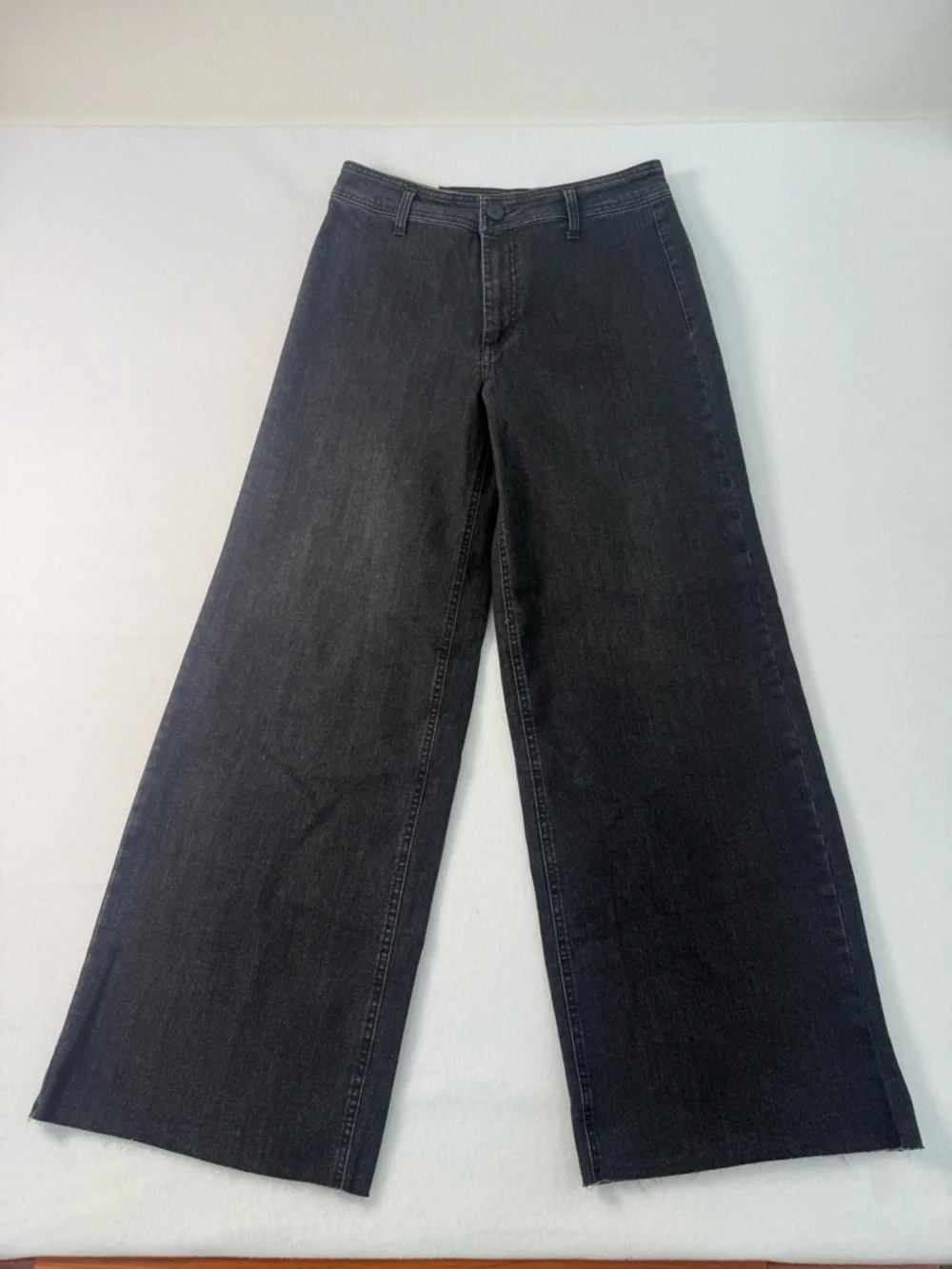 Oat New York Wide-Leg Black Denim Jeans
